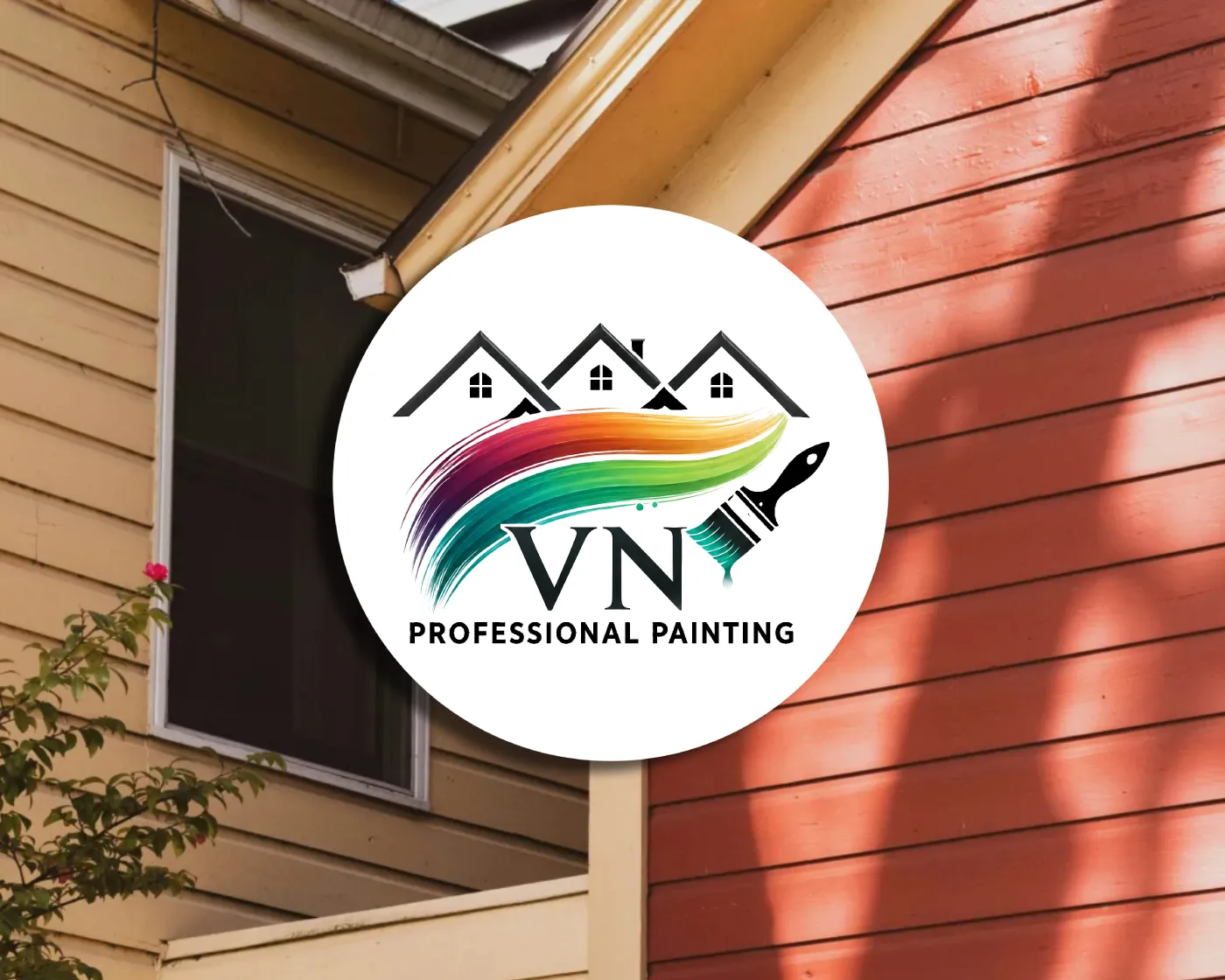 Wood siding on the exterior of a home that VN Professional Painting's Residential Exterior Painting services would give new life to